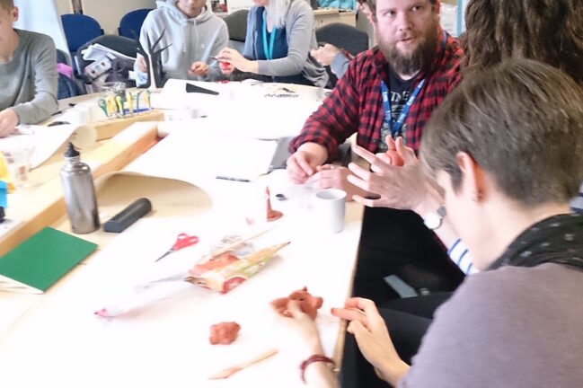 Researchers making data capture devices for the future at the Mixed Reality Lab, University of Nottingham